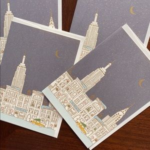 Set of 4 NYC Xmas Cards